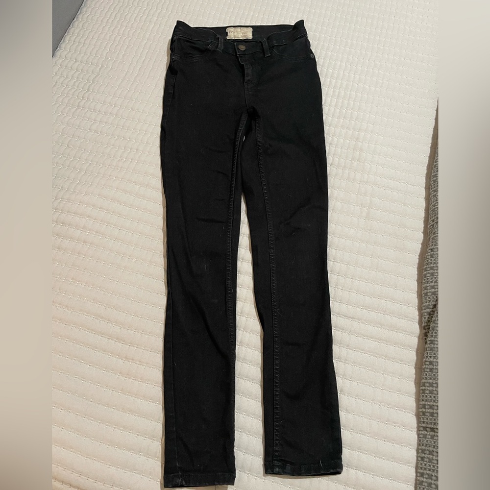 Free People black skinny jeans size 26